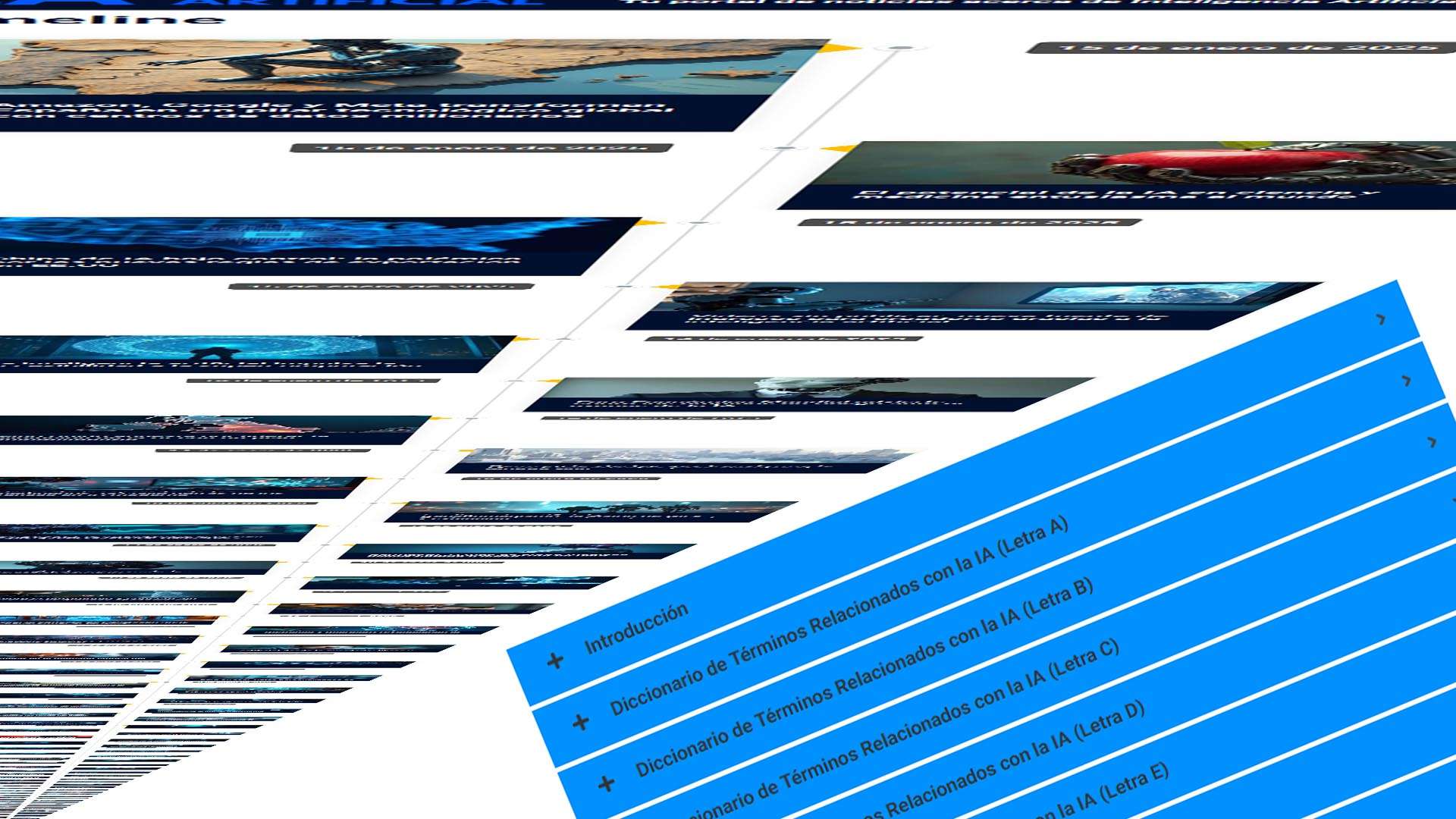Visualiza el impacto de la IA y aprende su lenguaje: Evolución Artificial lanza Timeline y Diccionario de IA