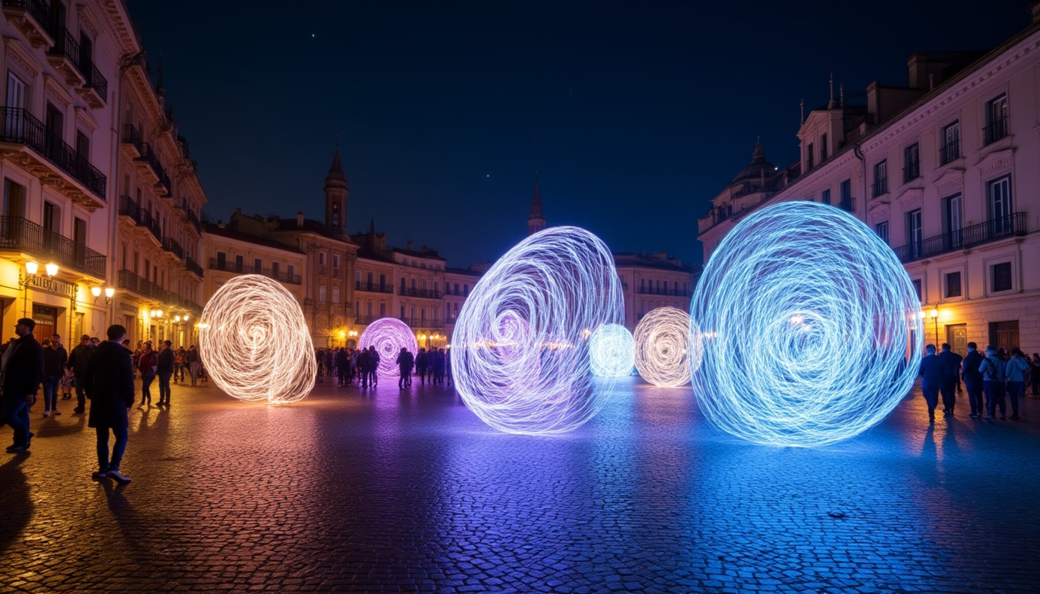 ElipSes: una danza de luces y tecnología en San Fermín