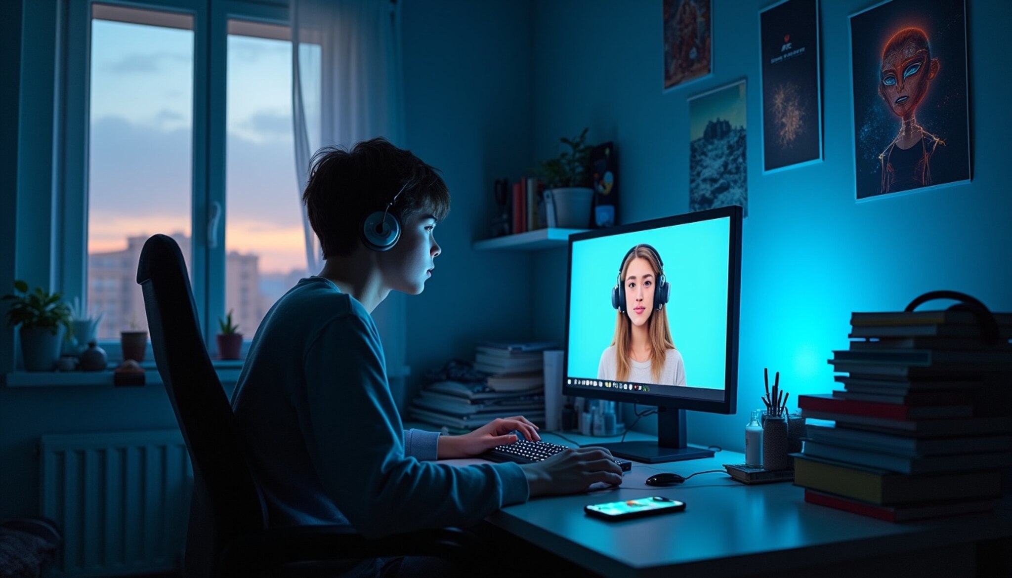 Adolescentes y sus nuevos amigos invisibles: los avatares de IA