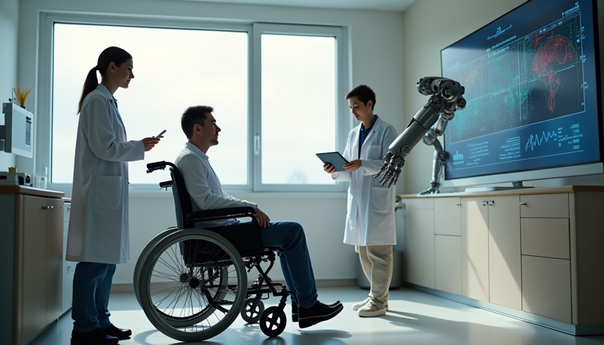 Una IA que da una mano a pacientes con ELA: el futuro ya está aquí