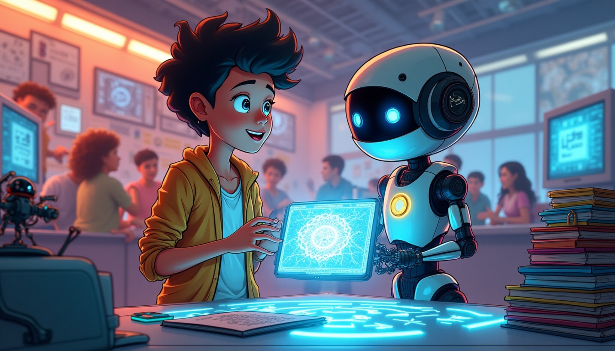 La inteligencia artificial se convierte en cómic: una herramienta educativa innovadora para aprender IA de forma divertida