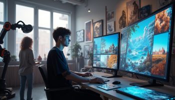 La inteligencia artificial se cuela en el arte: entre pinceles y prompts